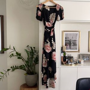Dynamite Flower wrap dress